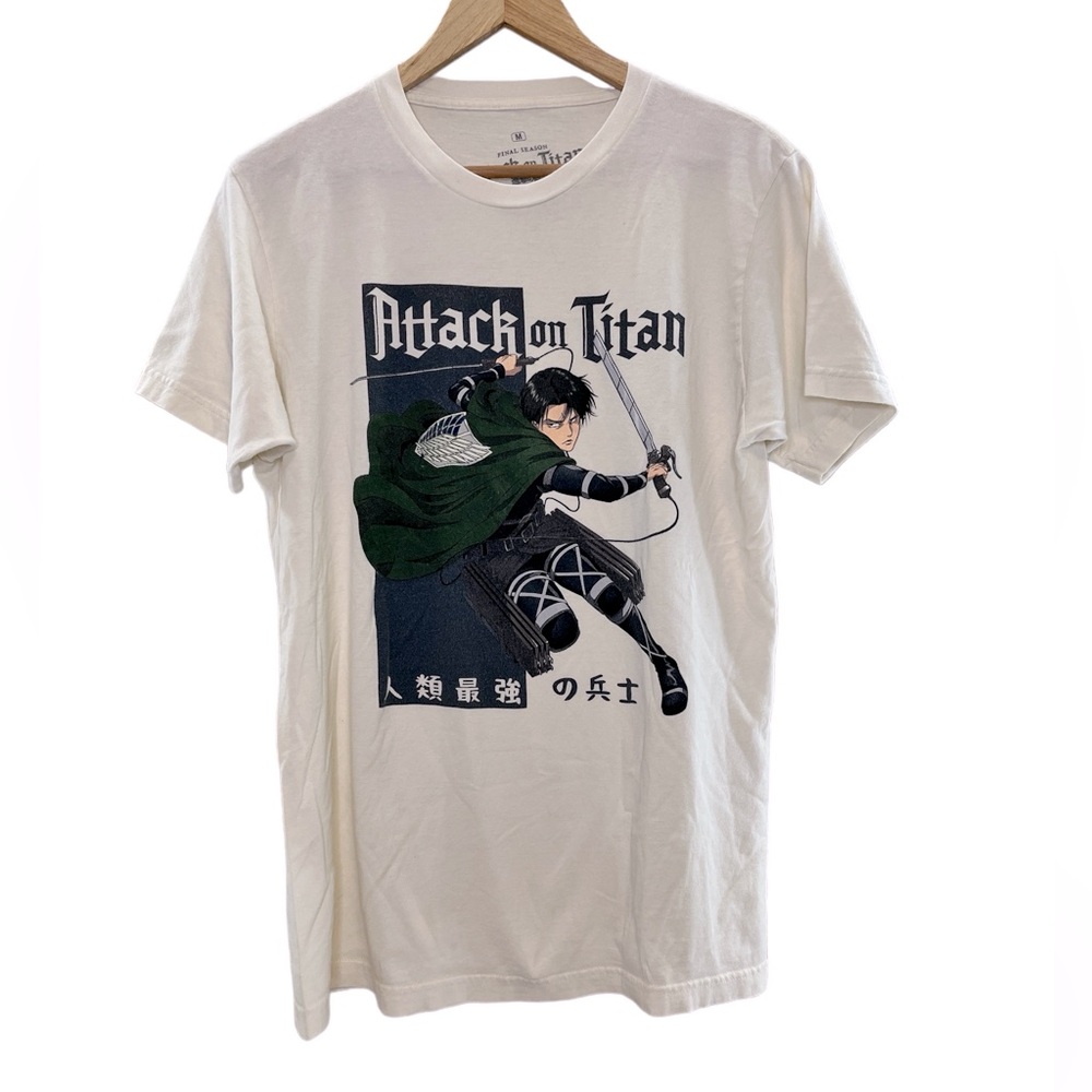 Attack on Titan Final Season Graphic Anime Short Sleeve Tee Size Medium
